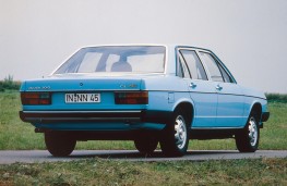 Audi 50 years of five-cylinder engine, 2025, Audi 100, 1978, rear